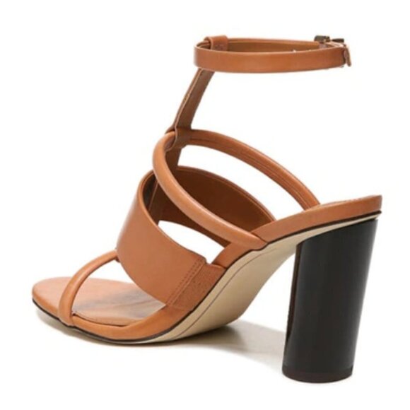 FRANCO SARTO Ollieglad Ankle Strap Sandal In Camel - Picture 7 of 8